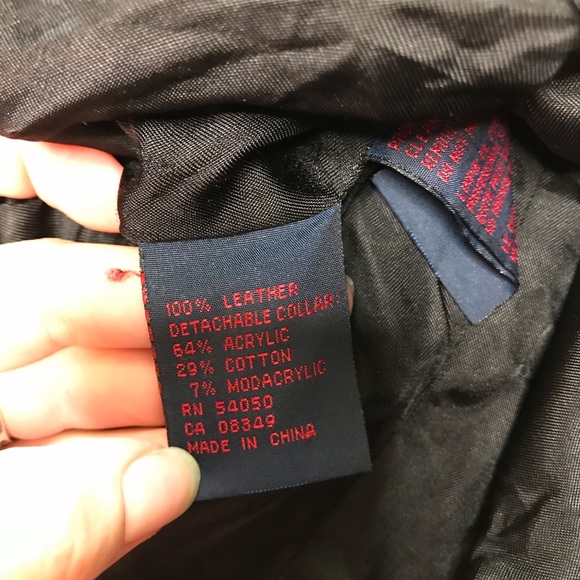 Ralph Lauren RRL Black Zip Up Leather Jacket - Picture 5 of 7